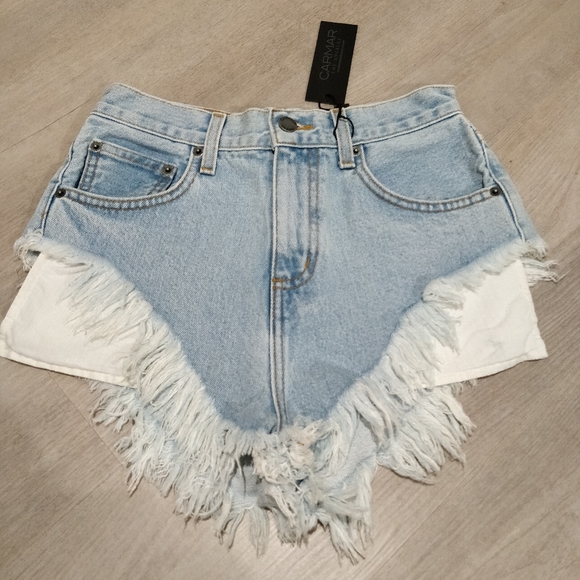 NWT Carmar Alice Rogueite denim shorts - Picture 3 of 15